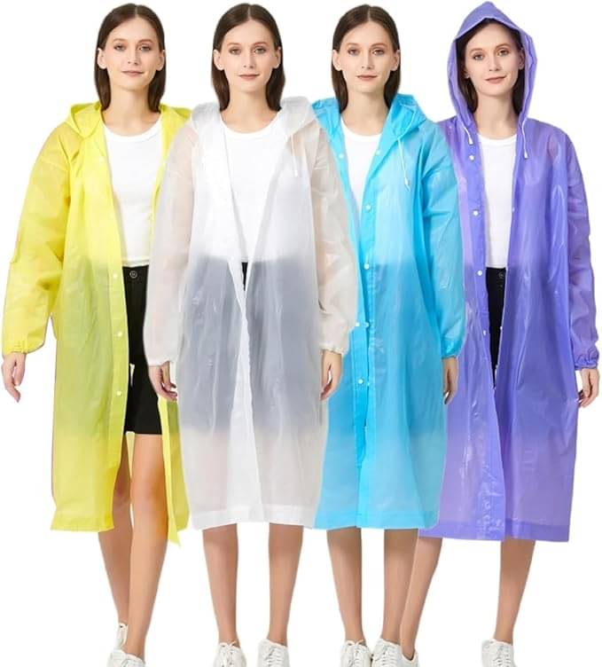 Infispace PVC Long Raincoat - Multi Color Infispace PVC Long Raincoat - Multi Color