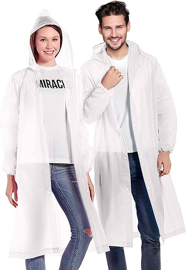     			Infispace White PVC Men's Raincoat ( Pack of 1 )