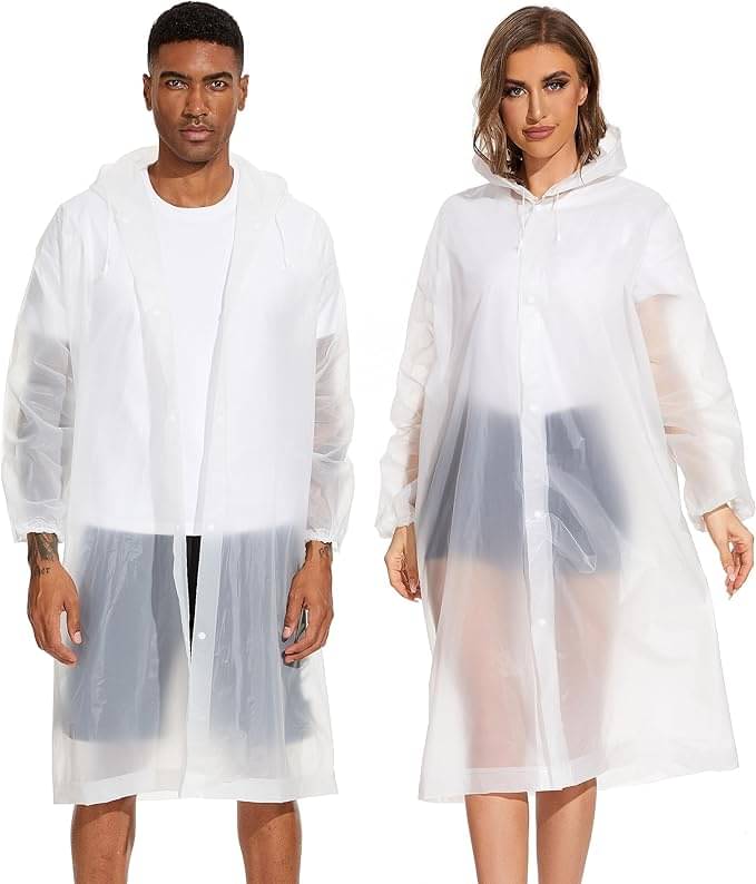 Infispace White PVC Men's Raincoat ( Pack of 1 ) Infispace White PVC Men's Raincoat ( Pack of 1 )