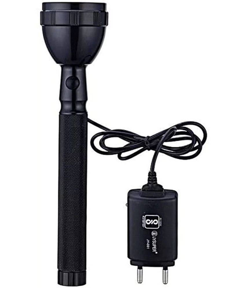 JY Super - 3W Rechargeable Flashlight Torch ( Pack of 1 ) JY Super - 3W Rechargeable Flashlight Torch ( Pack of 1 )