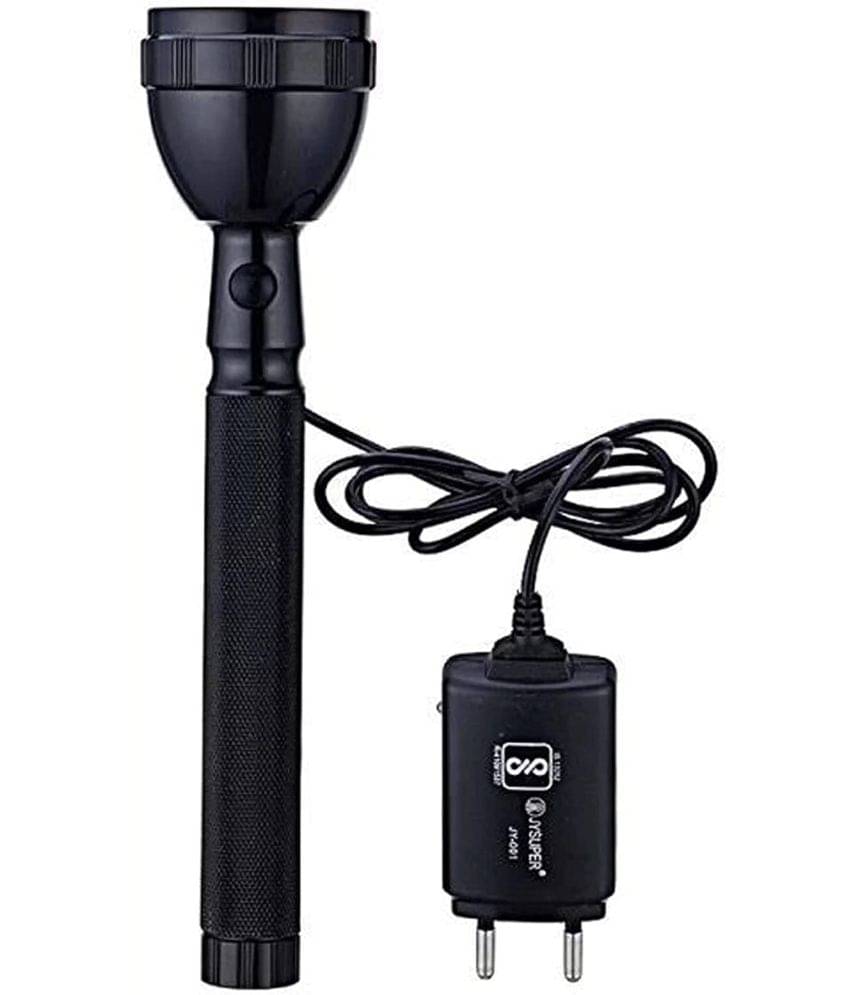     			JY Super - 5W Rechargeable Flashlight Torch ( Pack of 1 )