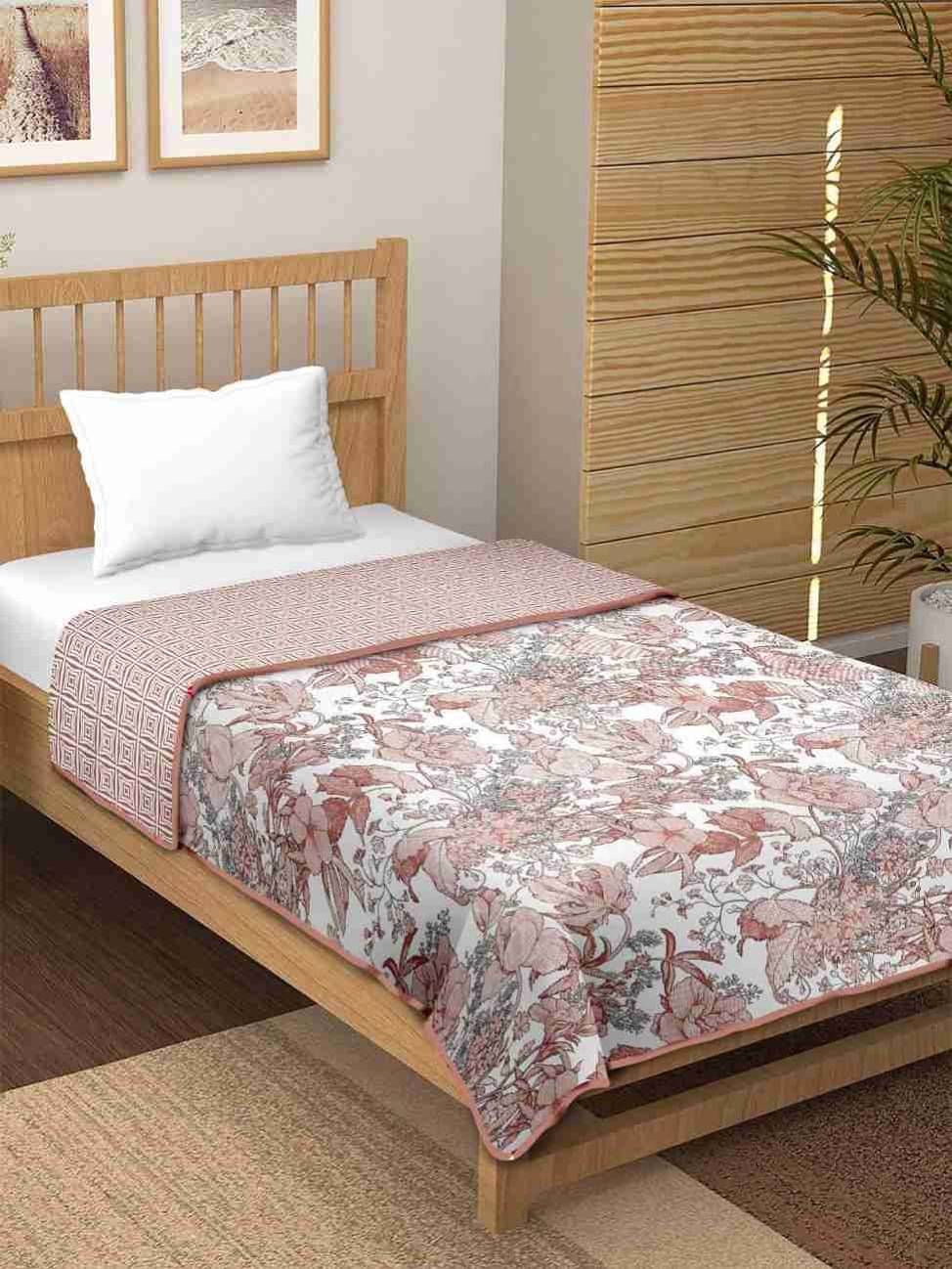     			Jinaya's Cotton Printed Single Bed Dohar - Multi ( )