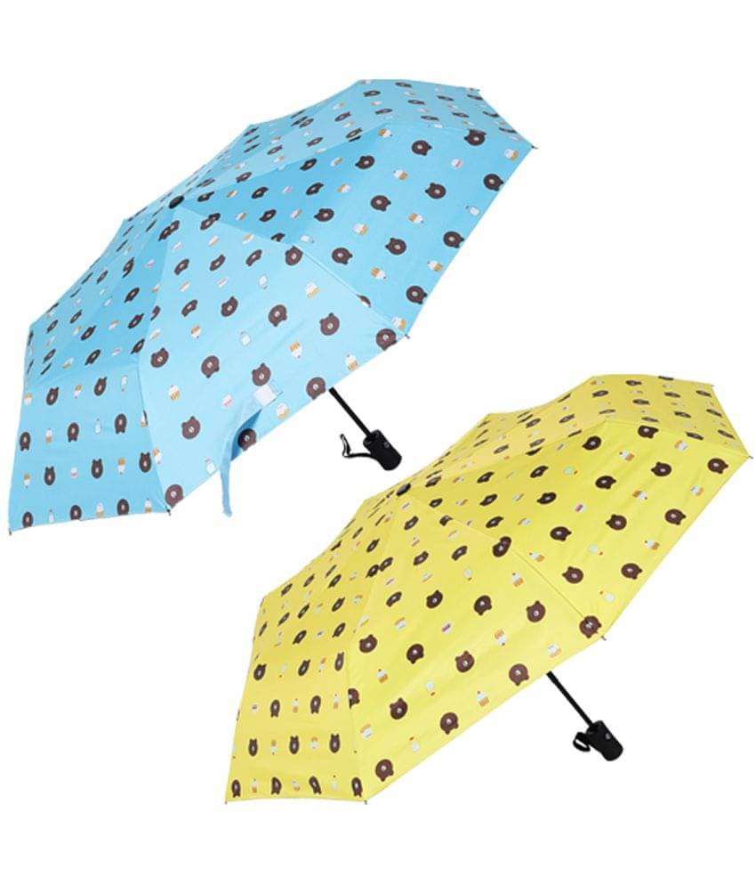     			KEKEMI Turquoise 3 Fold Umbrella