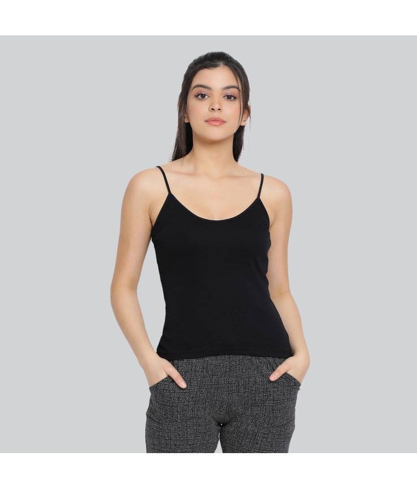 LYRA Cotton Camisoles - Black Single LYRA Cotton Camisoles - Black Single