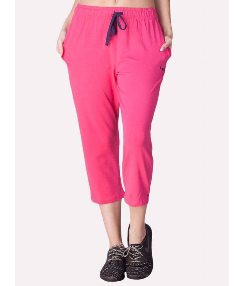     			LYRA - Fuchsia/Magenta Cotton Blend Women's Outdoor & Adventure Trackpants ( Pack of 1 )