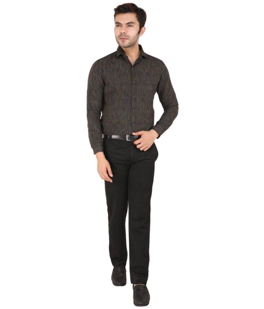 Latest Chikan - Cotton Blend Regular Fit Black Men's Casual Shirt ( Pack of 1 ) Latest Chikan - Cotton Blend Regular Fit Black Men's Casual Shirt ( Pack of 1 )