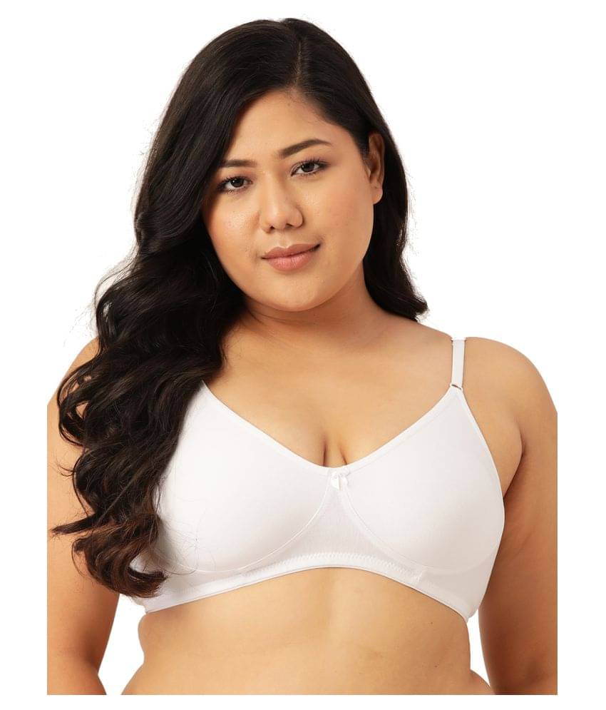 Leading Lady Cotton Non Padded Women's T-Shirt Bra ( White ) Leading Lady Cotton Non Padded Women's T-Shirt Bra ( White )