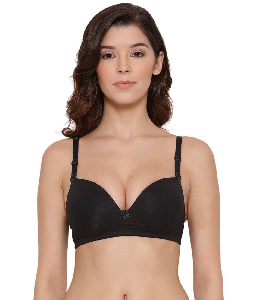 Lux Lyra - Black Cotton Heavily Padded Women's Push Up Bra ( Pack of 1 )     			Lux Lyra - Black Cotton Heavily Padded Women's Push Up Bra ( Pack of 1 )
