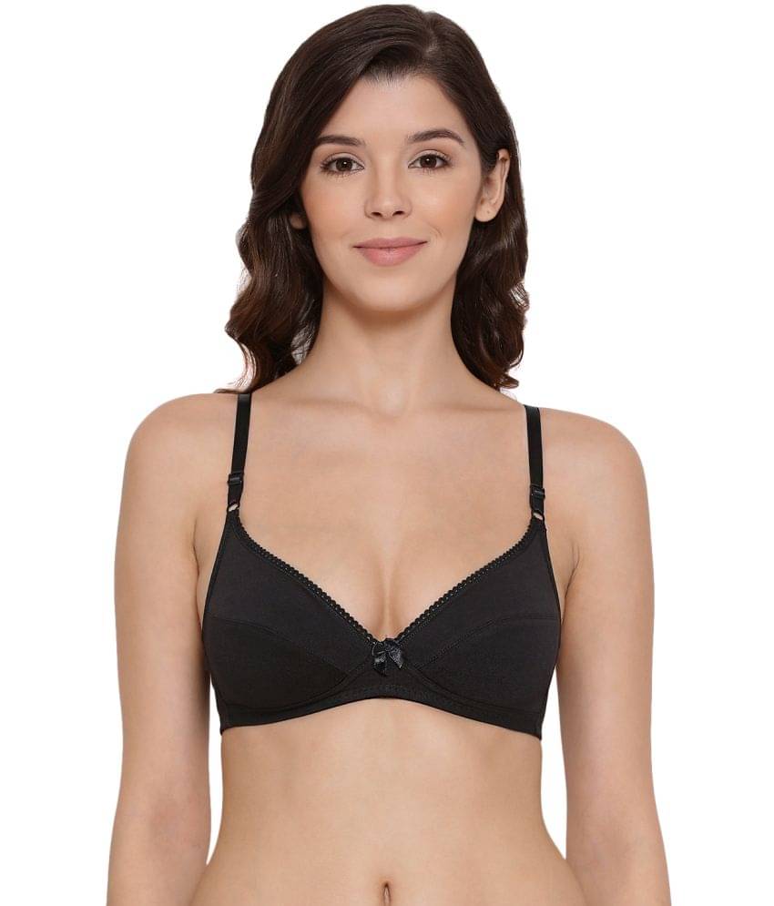     			Lux Lyra - Black Cotton Non Padded Women's Everyday Bra ( Pack of 1 )