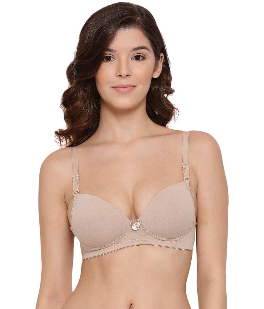     			Lux Lyra - Khaki Cotton Heavily Padded Women's Push Up Bra ( Pack of 1 )