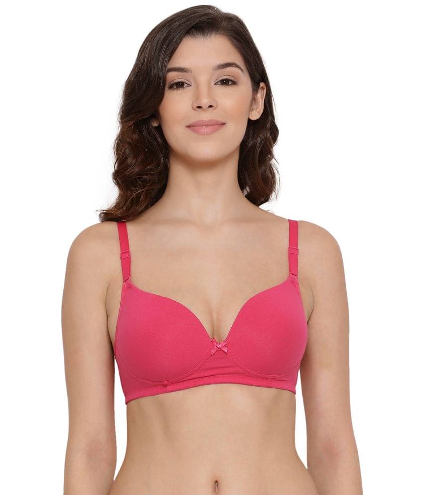 Lux Lyra - Magenta Cotton Heavily Padded Women's Push Up Bra ( Pack of 1 )     			Lux Lyra - Magenta Cotton Heavily Padded Women's Push Up Bra ( Pack of 1 )