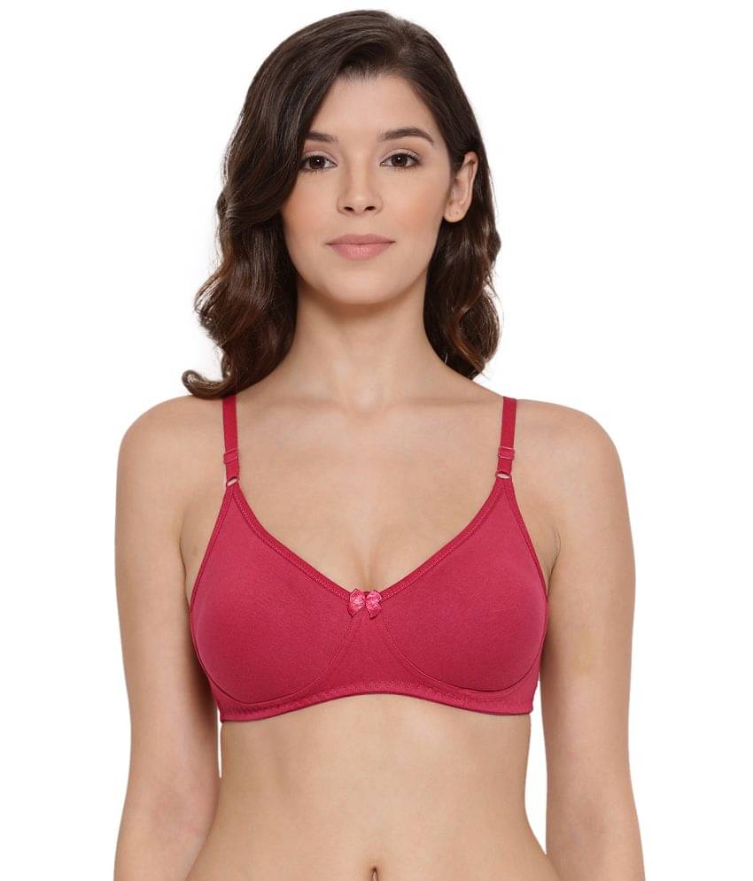     			Lux Lyra - Red Cotton Non Padded Women's T-Shirt Bra ( Pack of 1 )
