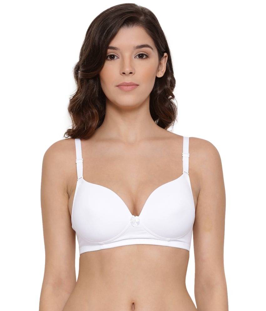     			Lux Lyra - White Cotton Heavily Padded Women's Push Up Bra ( Pack of 1 )