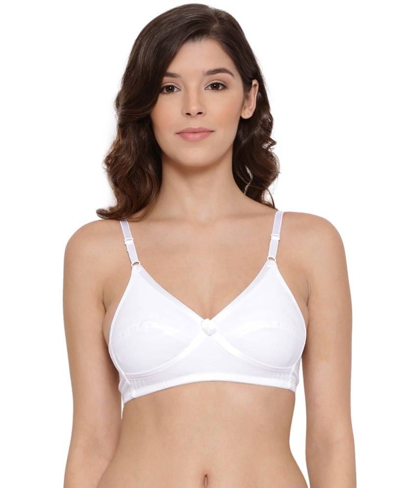 Lux Lyra - White Cotton Non Padded Women's Everyday Bra ( Pack of 1 ) Lux Lyra - White Cotton Non Padded Women's Everyday Bra ( Pack of 1 )