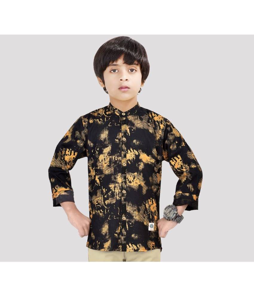     			Made In The Shade Pack of 1 Boys 100% Cotton Shirt ( Black )