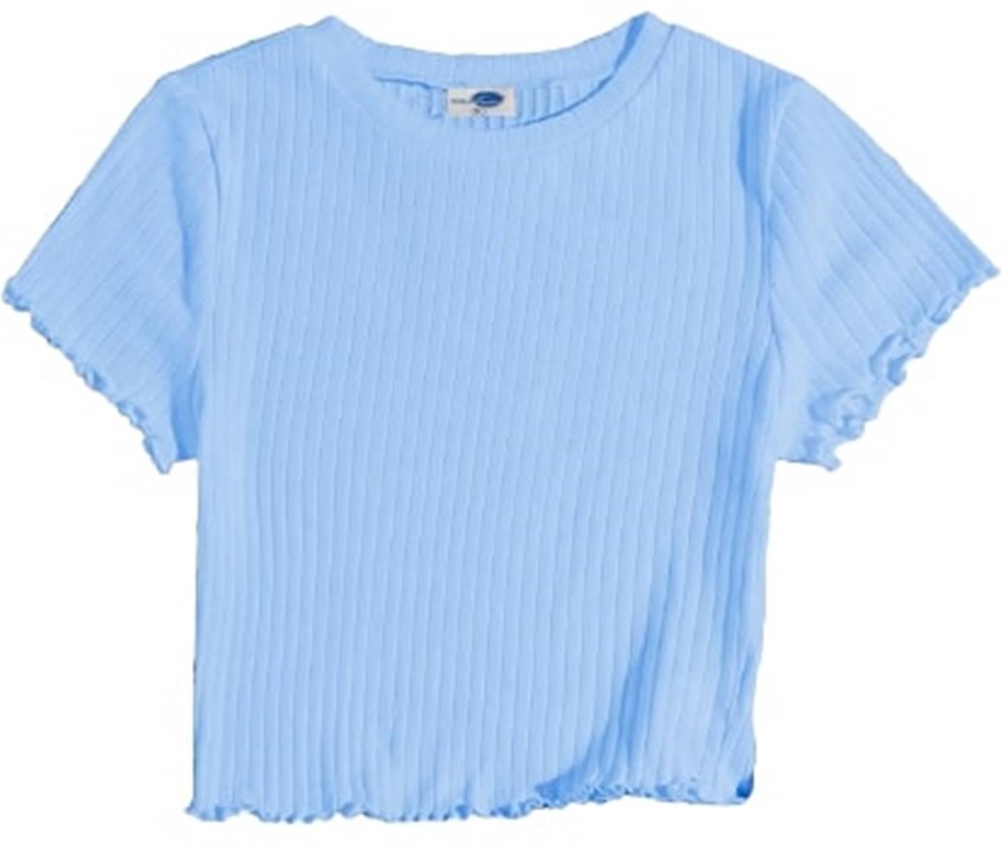 NiloBerry Women's Lycra Crop Top ( Blue )     			NiloBerry Women's Lycra Crop Top ( Blue )