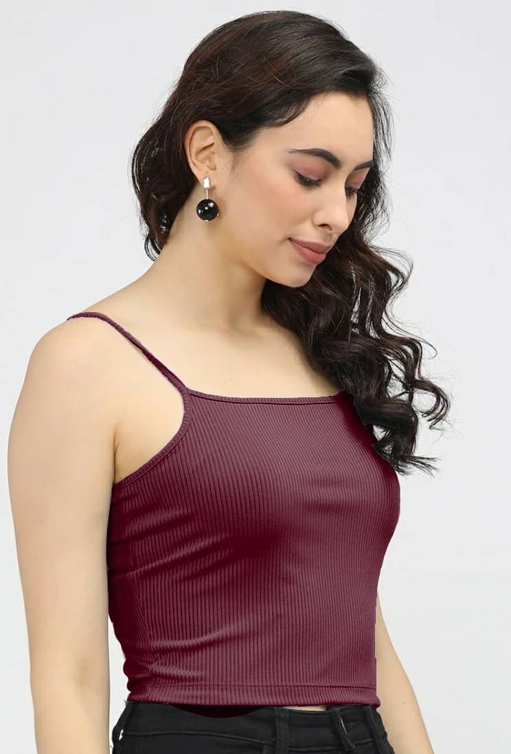     			NiloBerry Women's Lycra Tank Top ( Maroon )