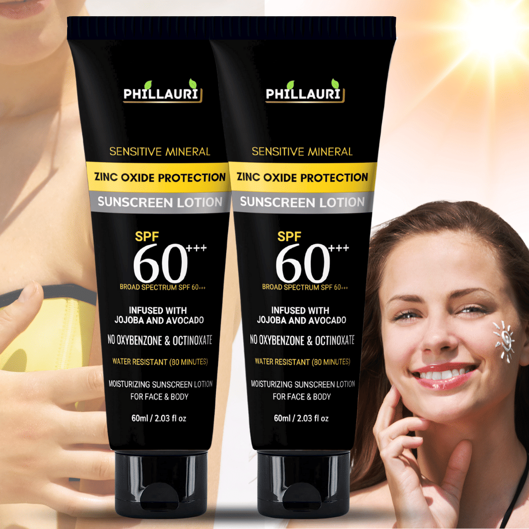     			Phillauri SPF 60 Sunscreen Lotion For Oily Skin ( Pack of 2 )
