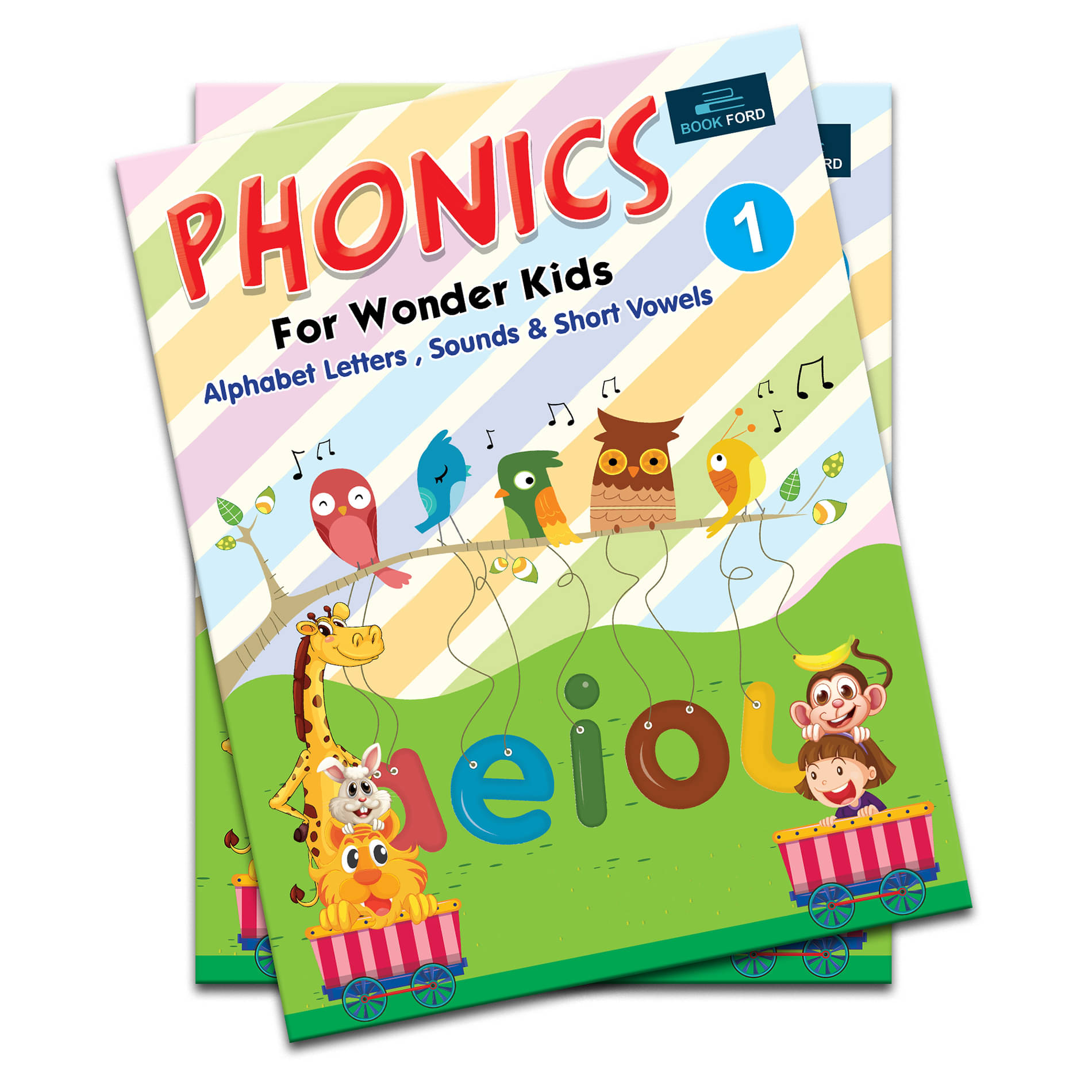     			Phonic For Wonder Kids - Alphabets Letters, Sounds & Short Vowels - Part - 1 Learning Books For Kids ,