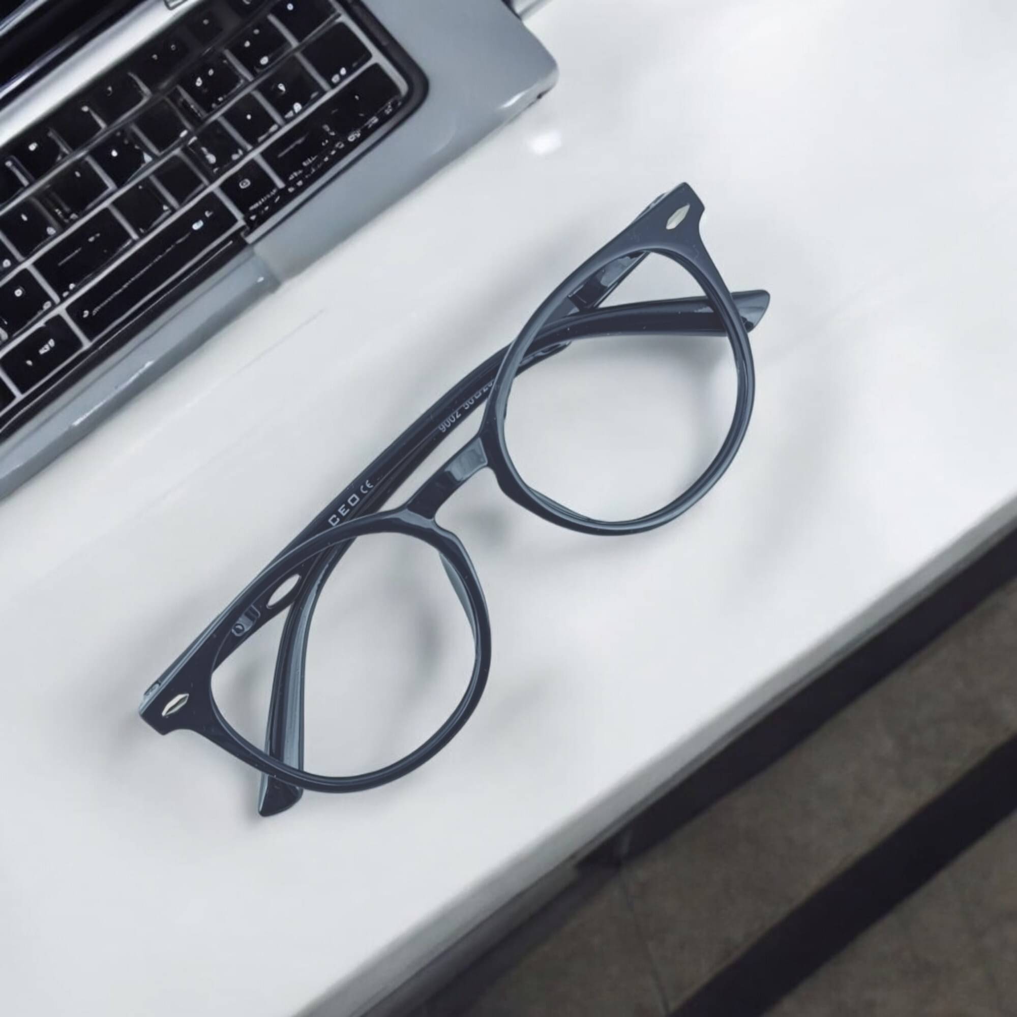     			Redex Black Round Eyeglass Frame ( Pack of 1 )