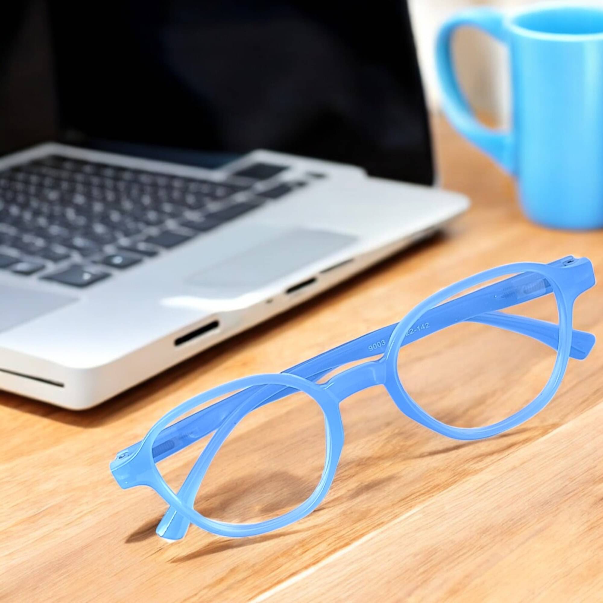     			Redex Blue Round Eyeglass Frame ( Pack of 1 )