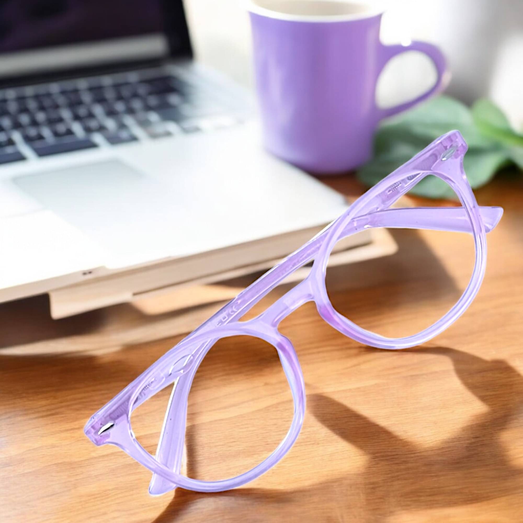 Redex Purple Round Eyeglass Frame ( Pack of 1 ) Redex Purple Round Eyeglass Frame ( Pack of 1 )