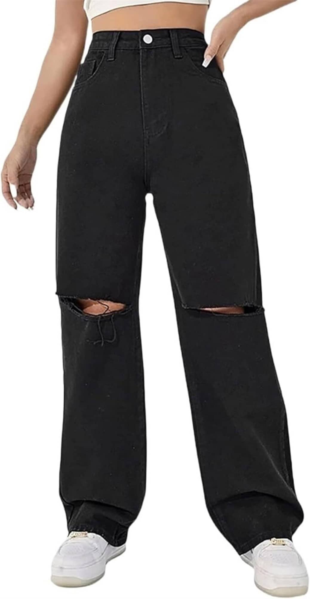 Star4well - Black Denim Regular Fit Women's Jeans ( Pack of 1 ) - Jeans | Buy online on ZillyBuy