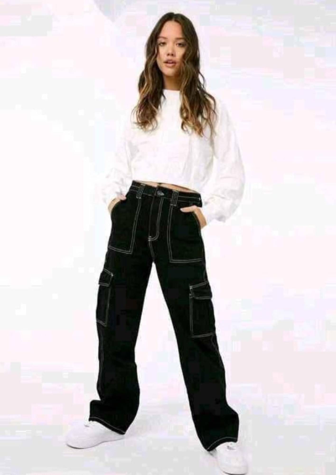     			Star4well - Black Denim Relaxed Fit Women's Jeans ( Pack of 1 )