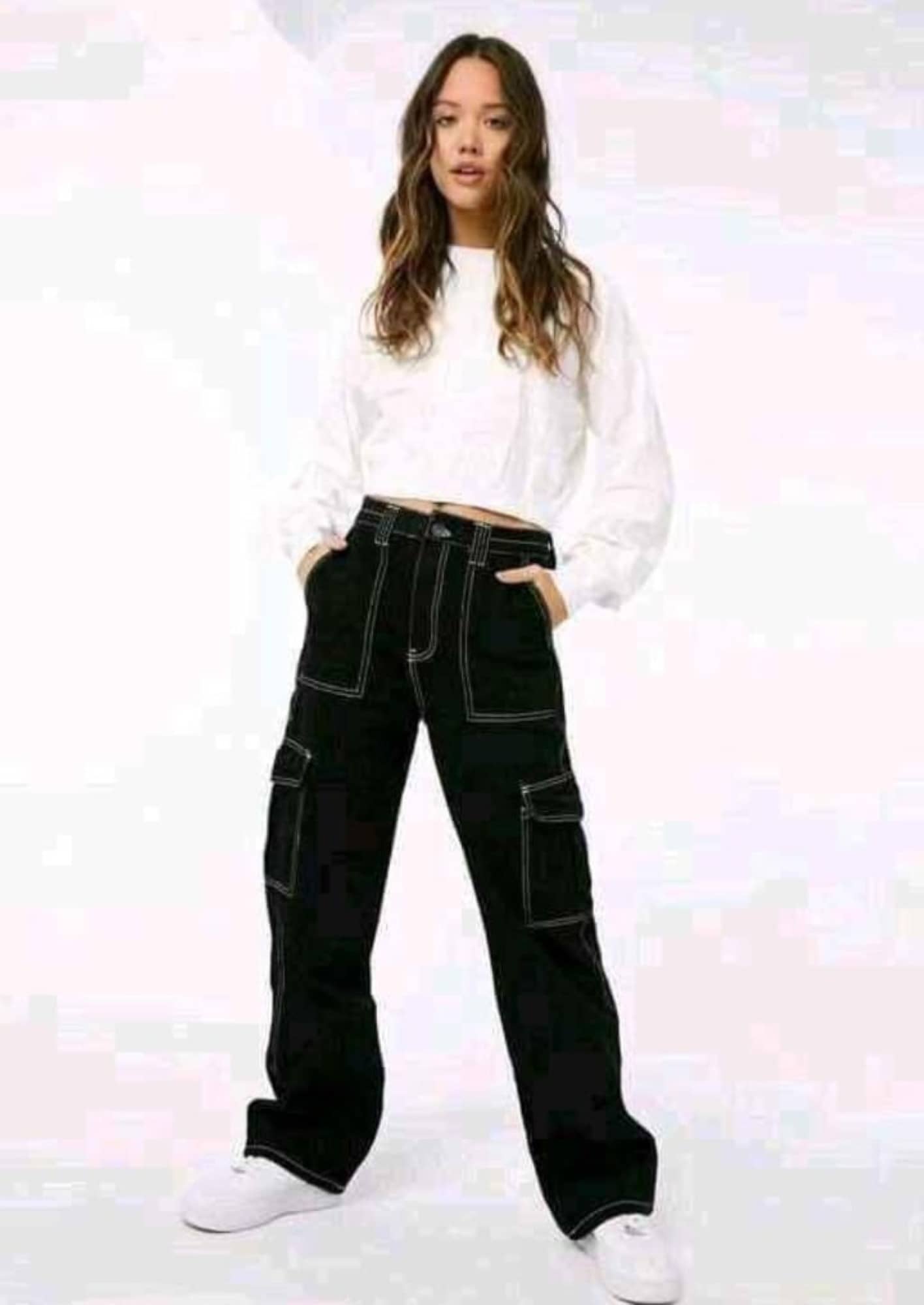 Star4well - Black Denim Relaxed Fit Women's Jeans ( Pack of 1 ) - Jeans | Buy online on ZillyBuy