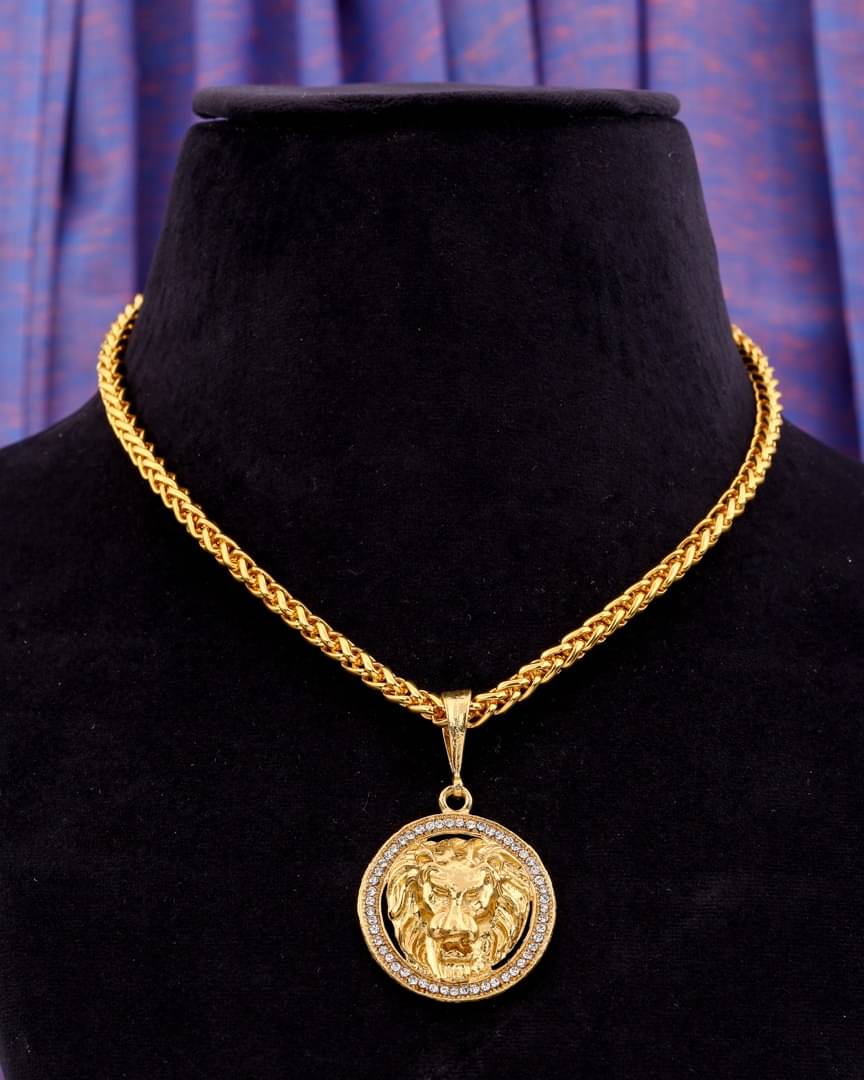 Swastik Creation Gold Plated Chain ( Set of 1 ) Swastik Creation Gold Plated Chain ( Set of 1 )