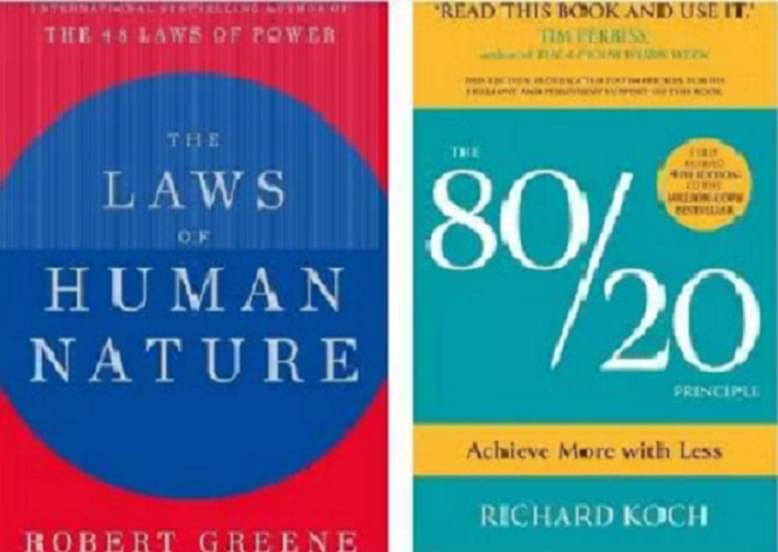     			The Laws Of Human Nature & THE 80/20 PRINCIPLE  ​ By Robert Greene  & Richard  Koch
