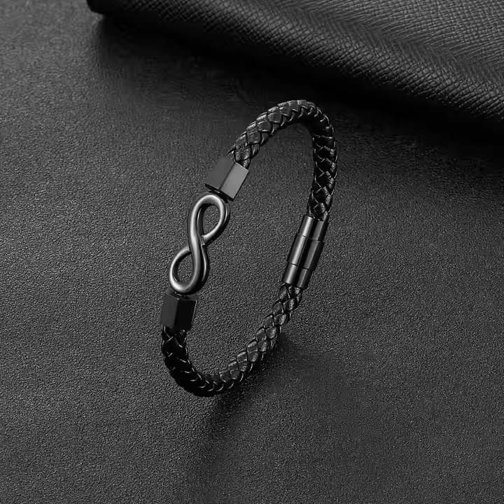     			Thrillz Black Bracelet ( Pack of 1 )