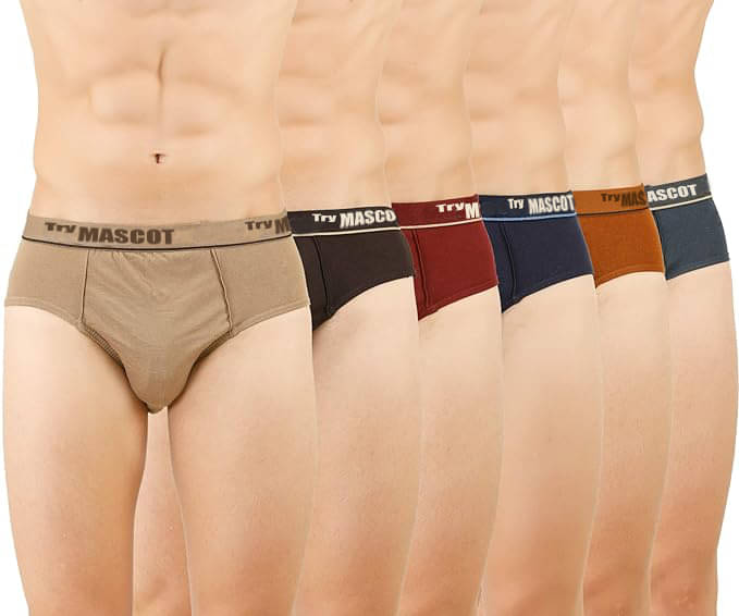     			Try MASCOT Pack of 6 Boys Cotton Briefs ( Navy Blue,Blue,Bronze )