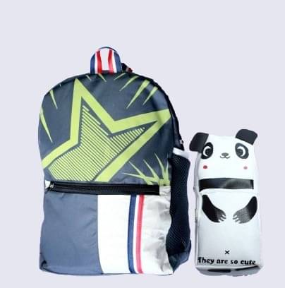 powermerc Multicolor Polyester Backpack For Kids powermerc Multicolor Polyester Backpack For Kids