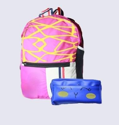 powermerc Multicolor Polyester Backpack For Kids powermerc Multicolor Polyester Backpack For Kids