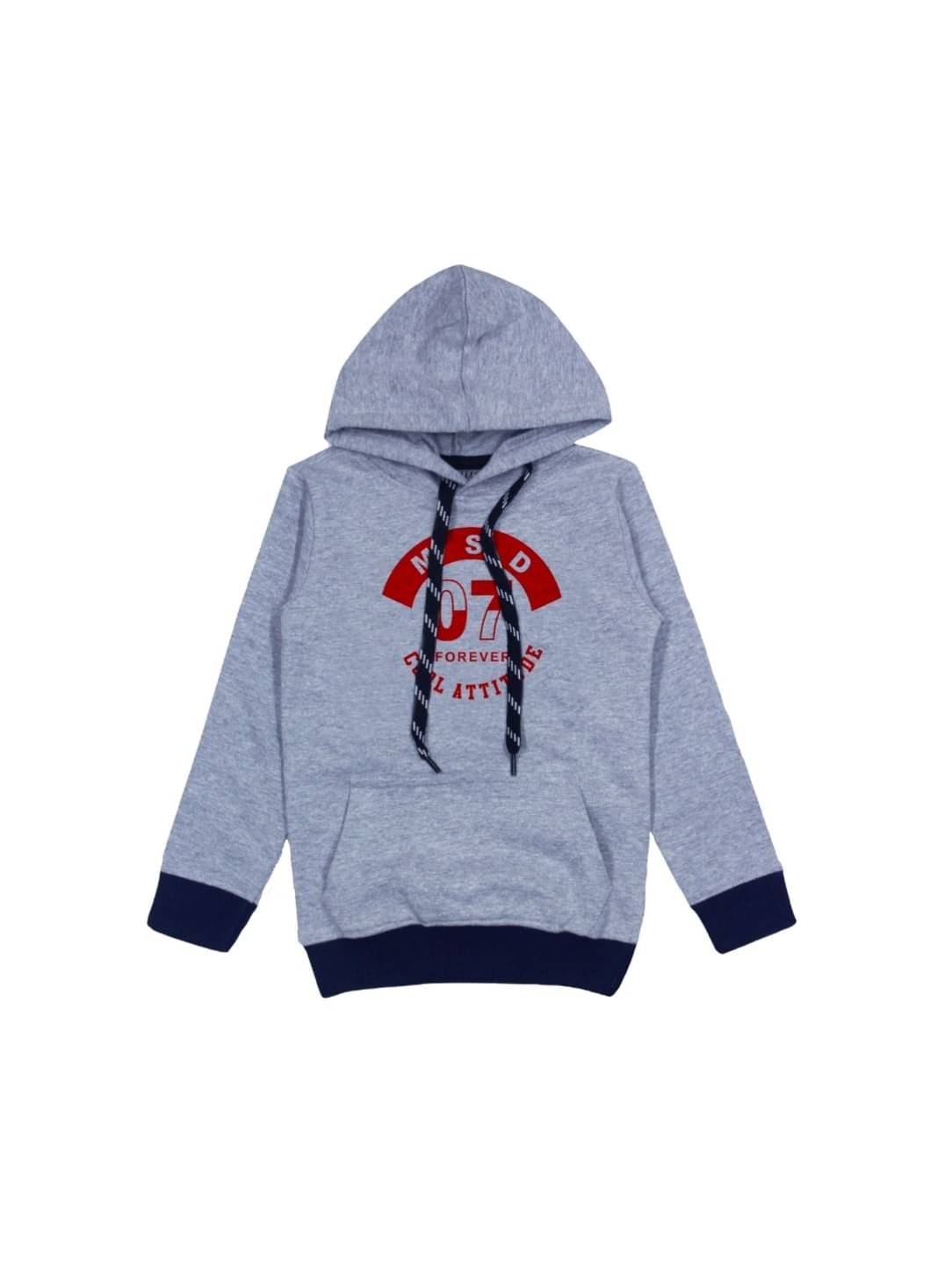     			COOLTEES4U Pack of 1 Boys Fleece Sweater ( Grey Melange )