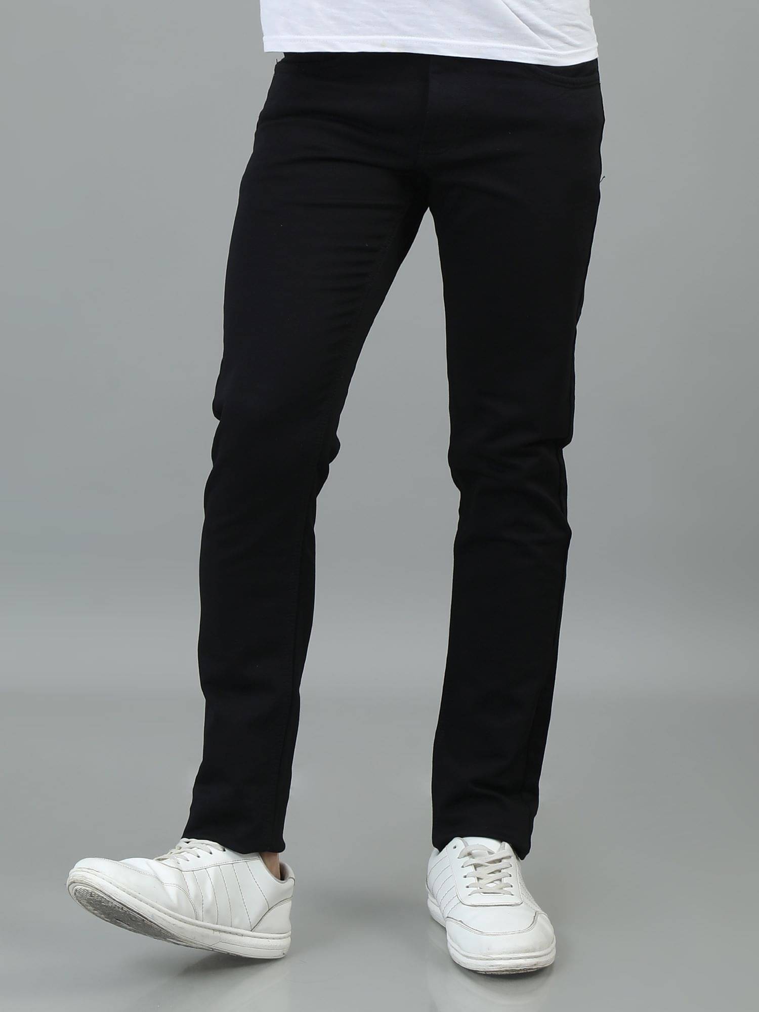     			Coolcolors Slim Flat Men's Chinos - Navy Blue ( Pack of 1 )