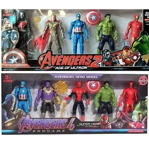 Eclet Toy Set of-10 Super-Hero Action Figure Toy Set for Kids/Boys  (Multicolor)     			Eclet Toy Set of-10 Super-Hero Action Figure Toy Set for Kids/Boys  (Multicolor)