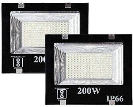 KCS LITE Cool Day Light 200W Watts Flood Light ( Pack of 2 ) KCS LITE Cool Day Light 200W Watts Flood Light ( Pack of 2 )