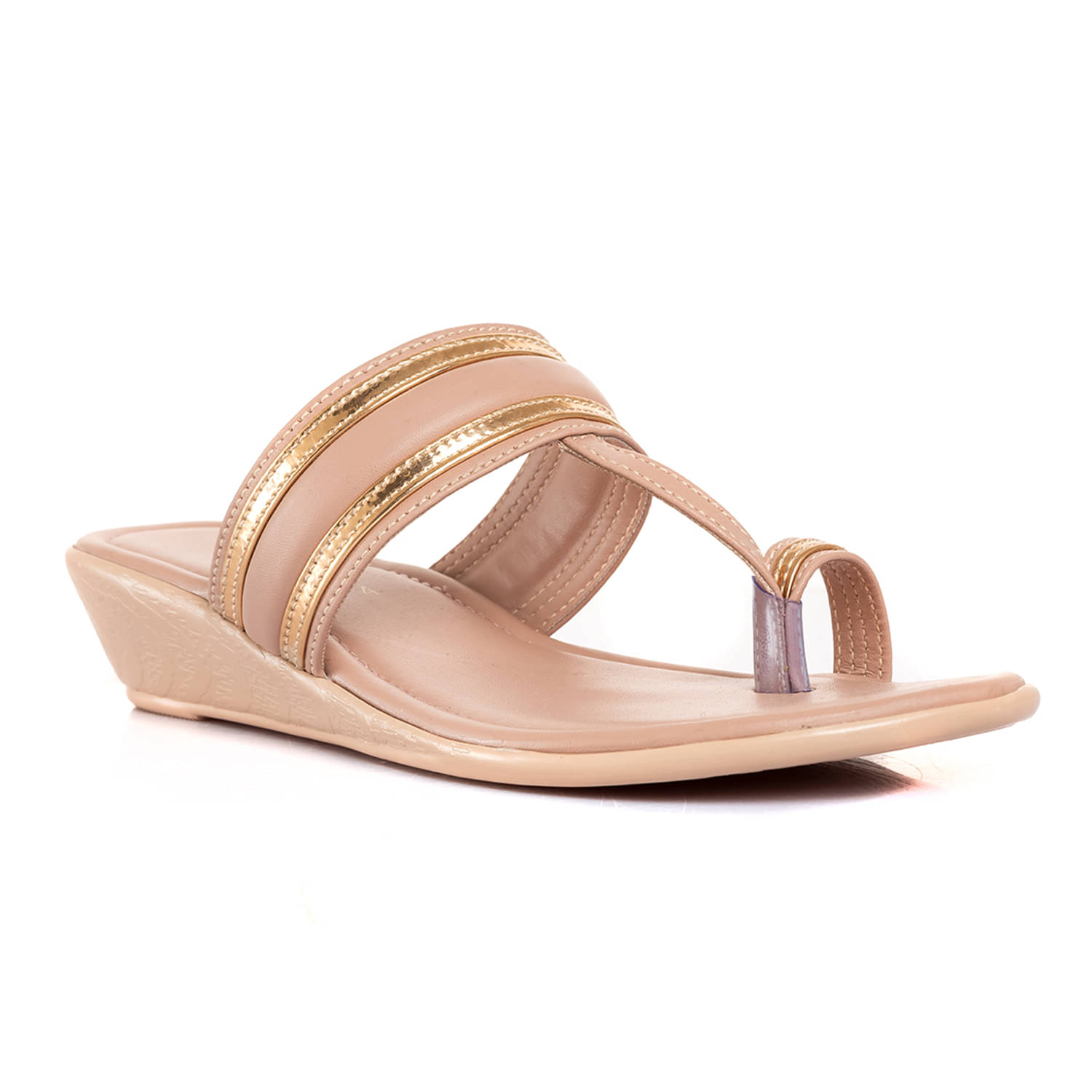     			KHADIM Pink Women's Slip On Heels
