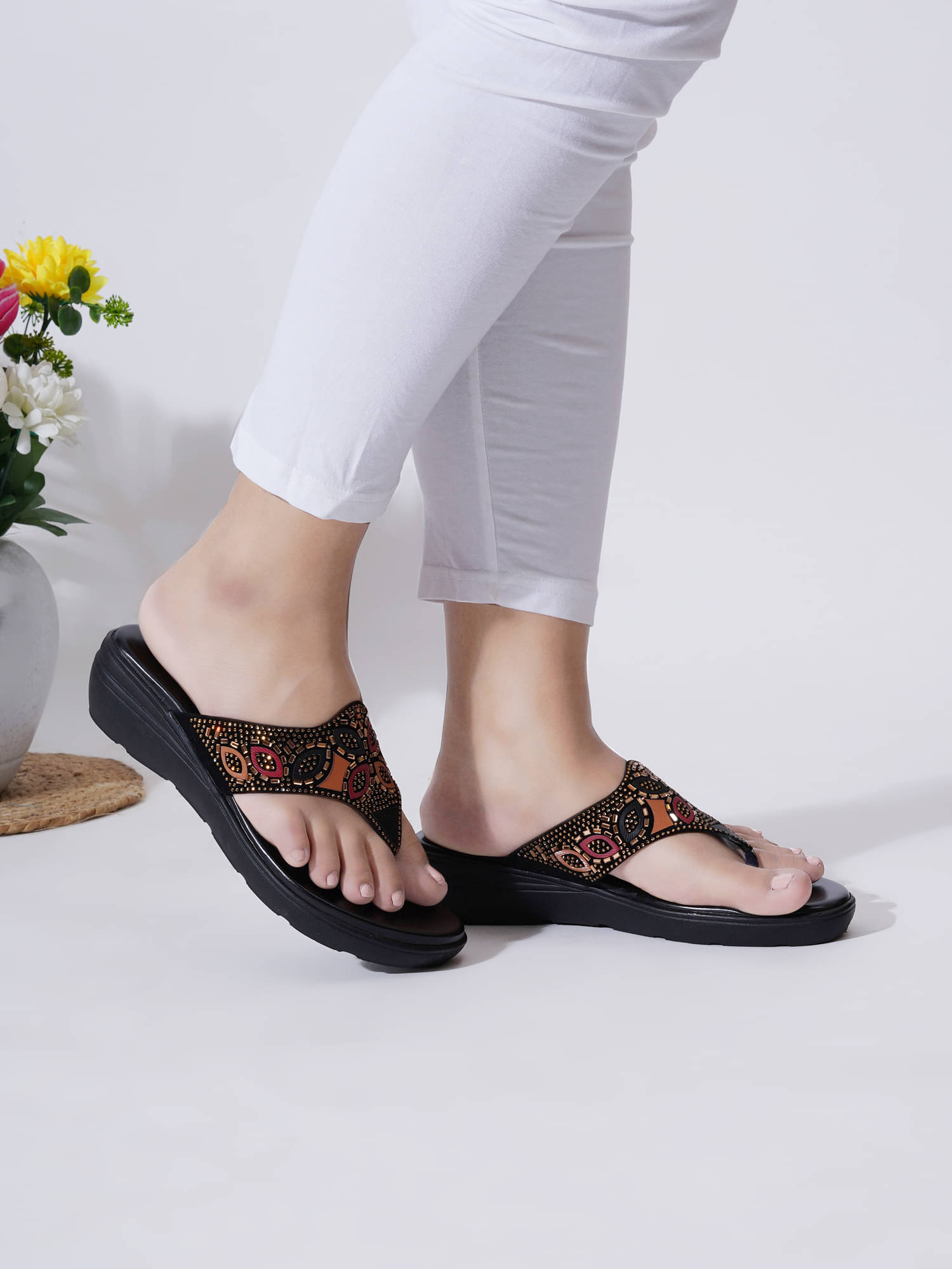 PLANET WALK Black Women's Flats PLANET WALK Black Women's Flats