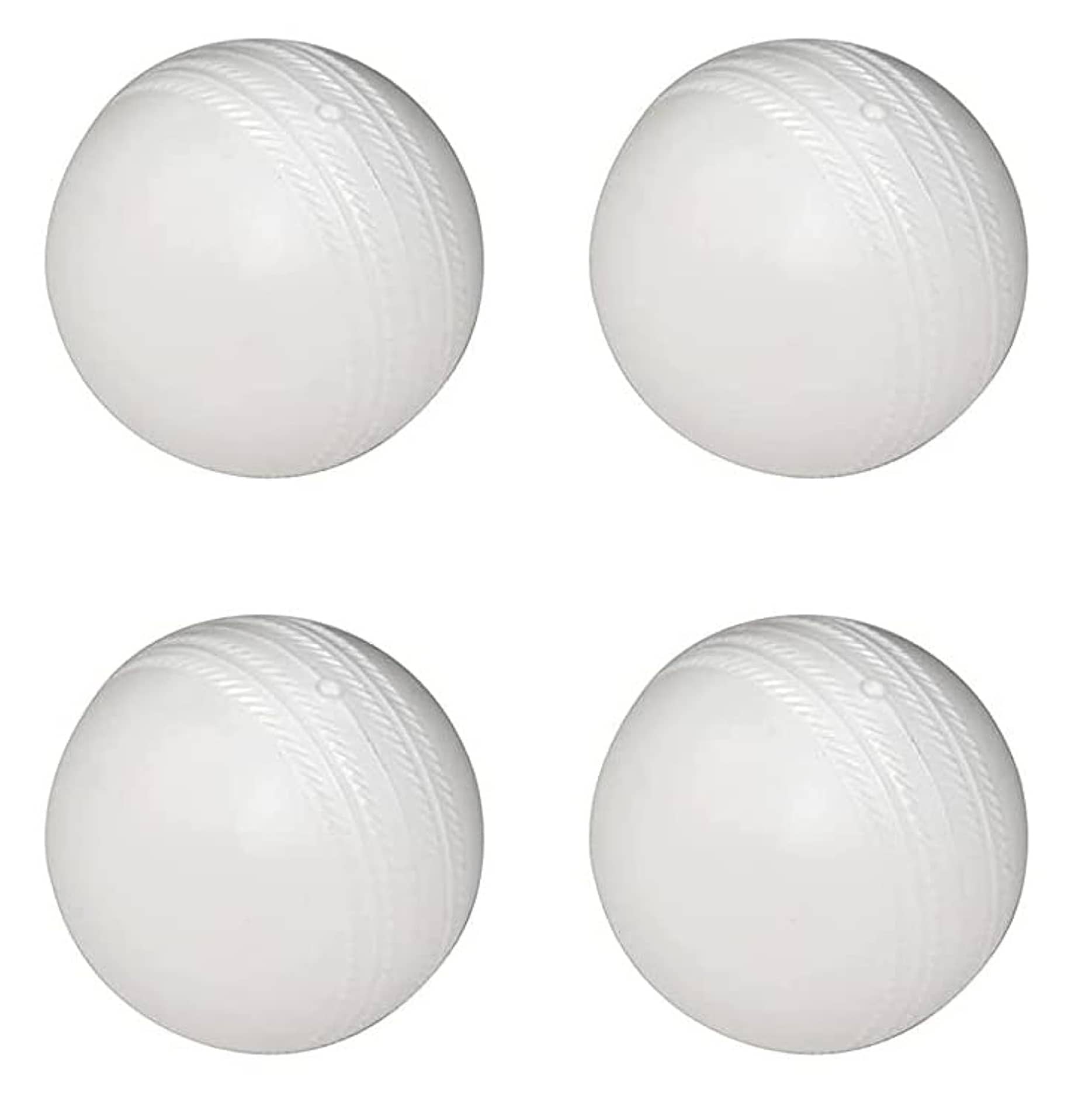 Shopeleven White Plastic Cricket Ball ( Pack of 4 ) - Sports and Fitness Equipment | Buy online on ZillyBuy