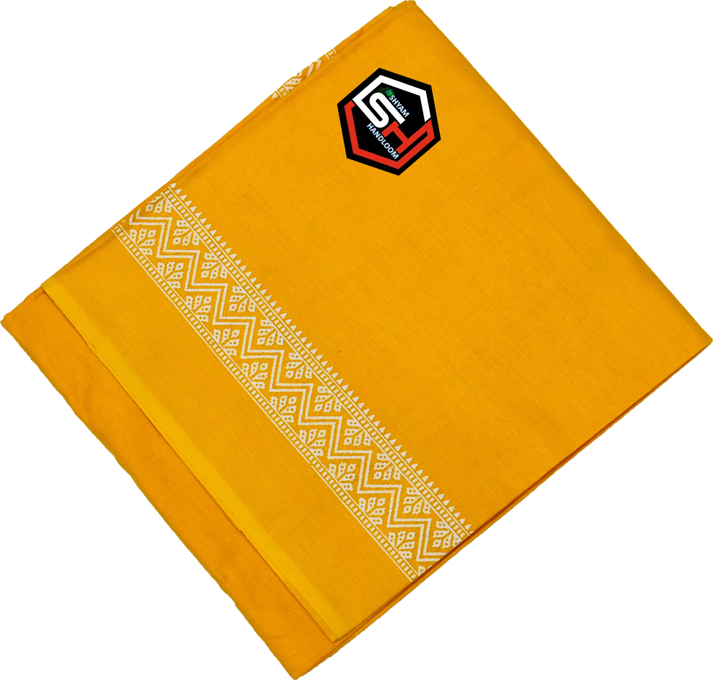     			Shyam Handloom Pack of 1 Cotton Below 300 -GSM Bath Towel ( Yellow )