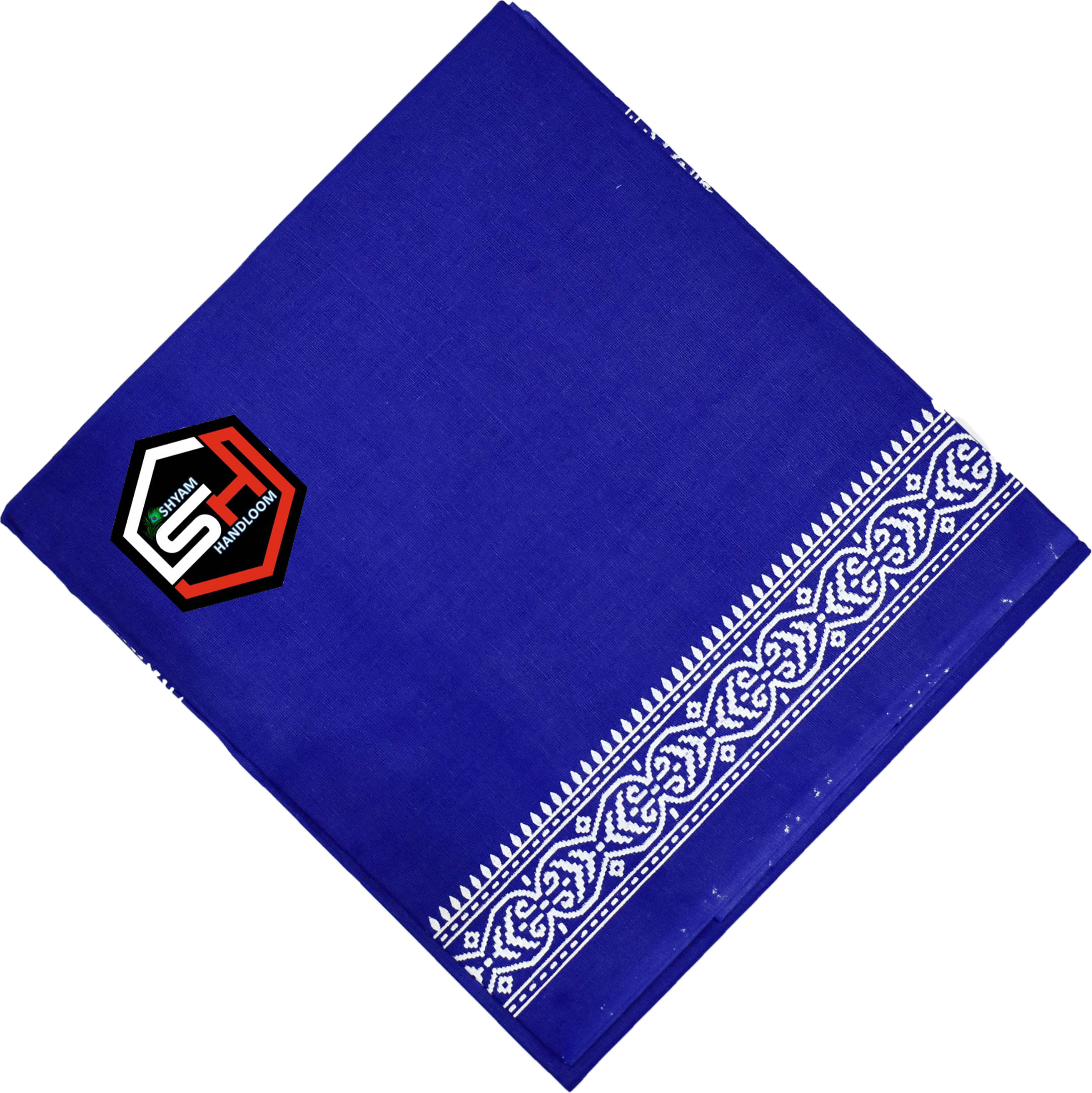     			Shyam Handloom Pack of 1 Cotton Below 300 -GSM Bath Towel ( Blue )