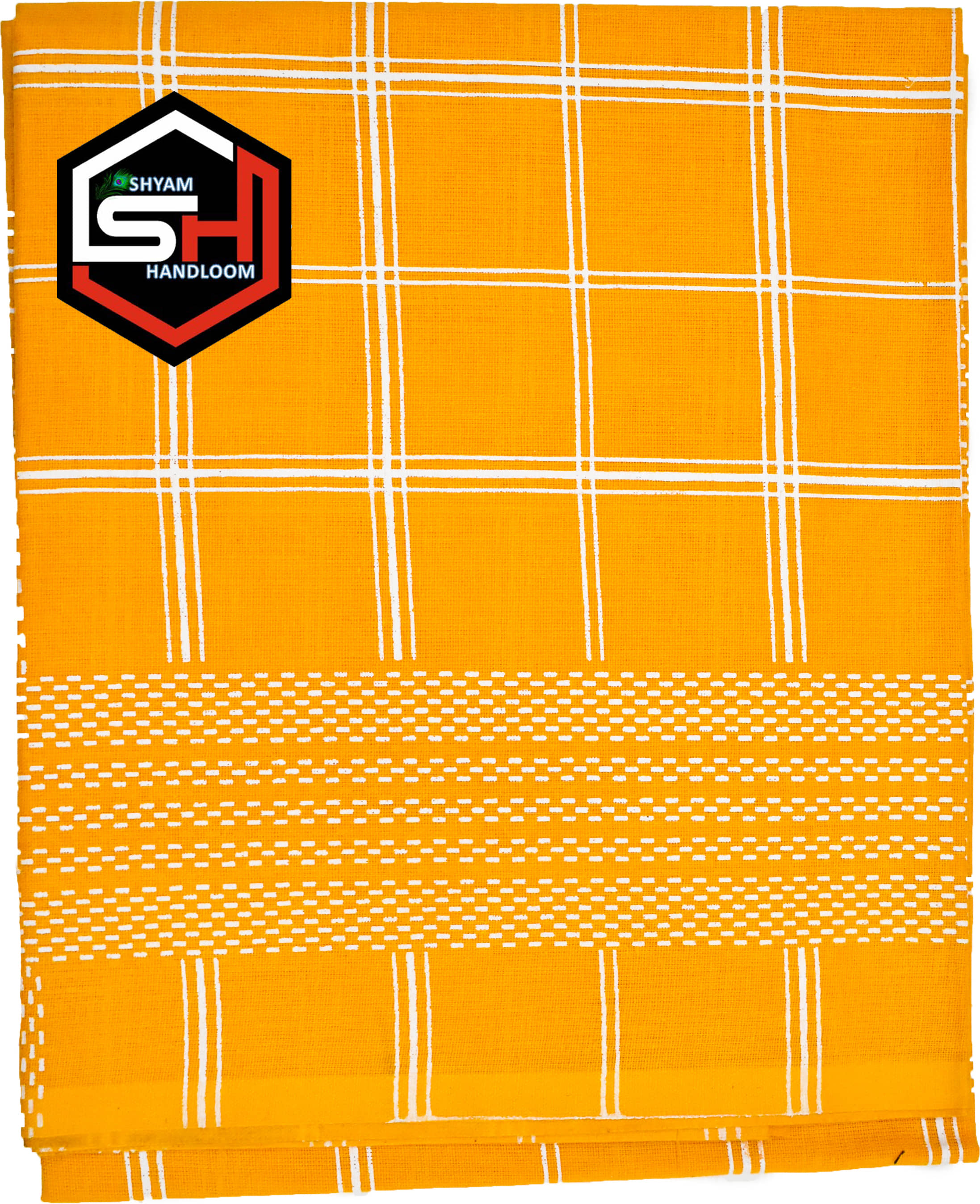 Shyam Handloom Pack of 1 Cotton Below 300 -GSM Bath Towel ( Yellow ) - Towels | Buy online on ZillyBuy