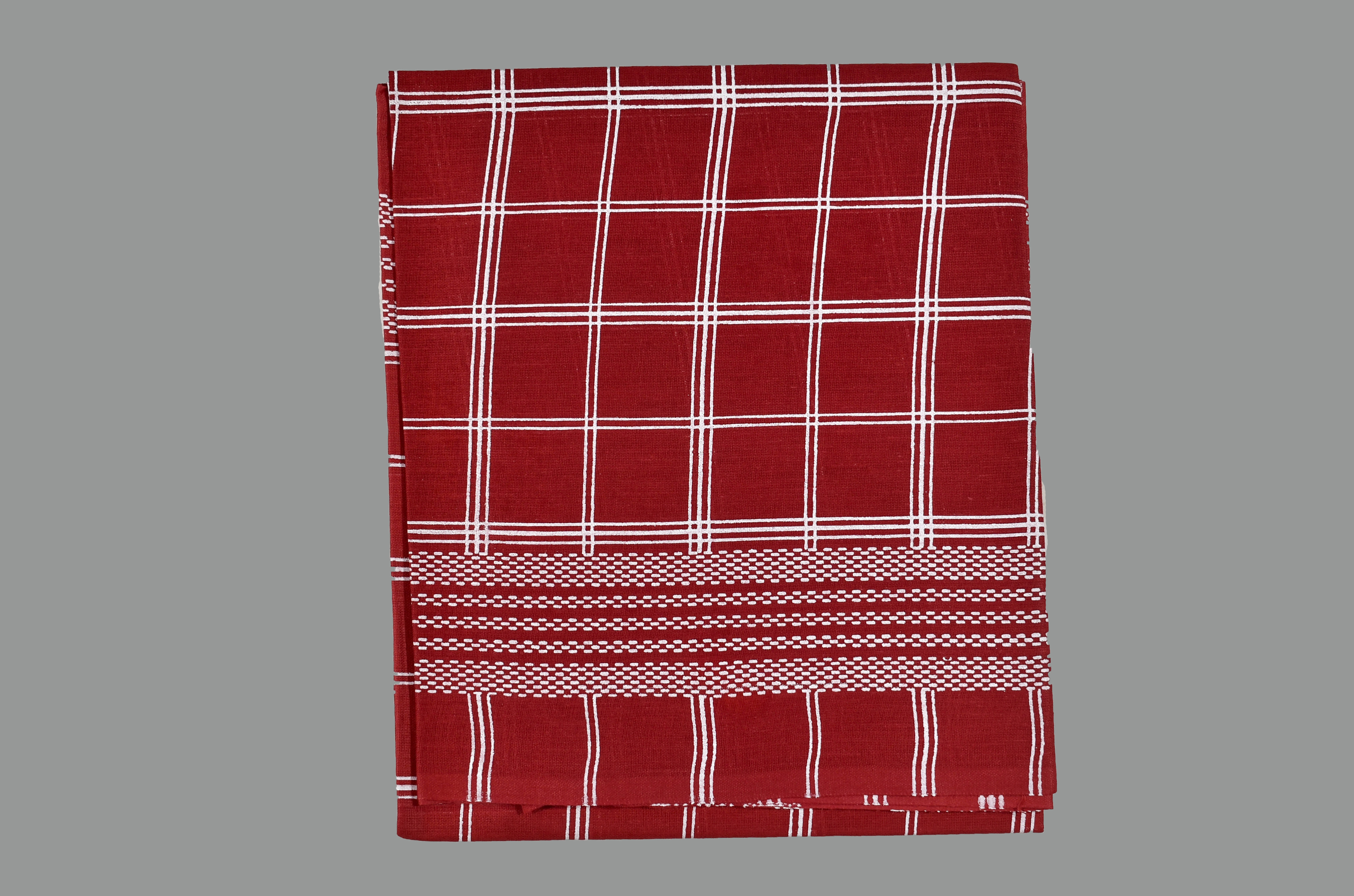     			Shyam Handloom Pack of 1 Cotton Below 300 -GSM Bath Towel ( Red )