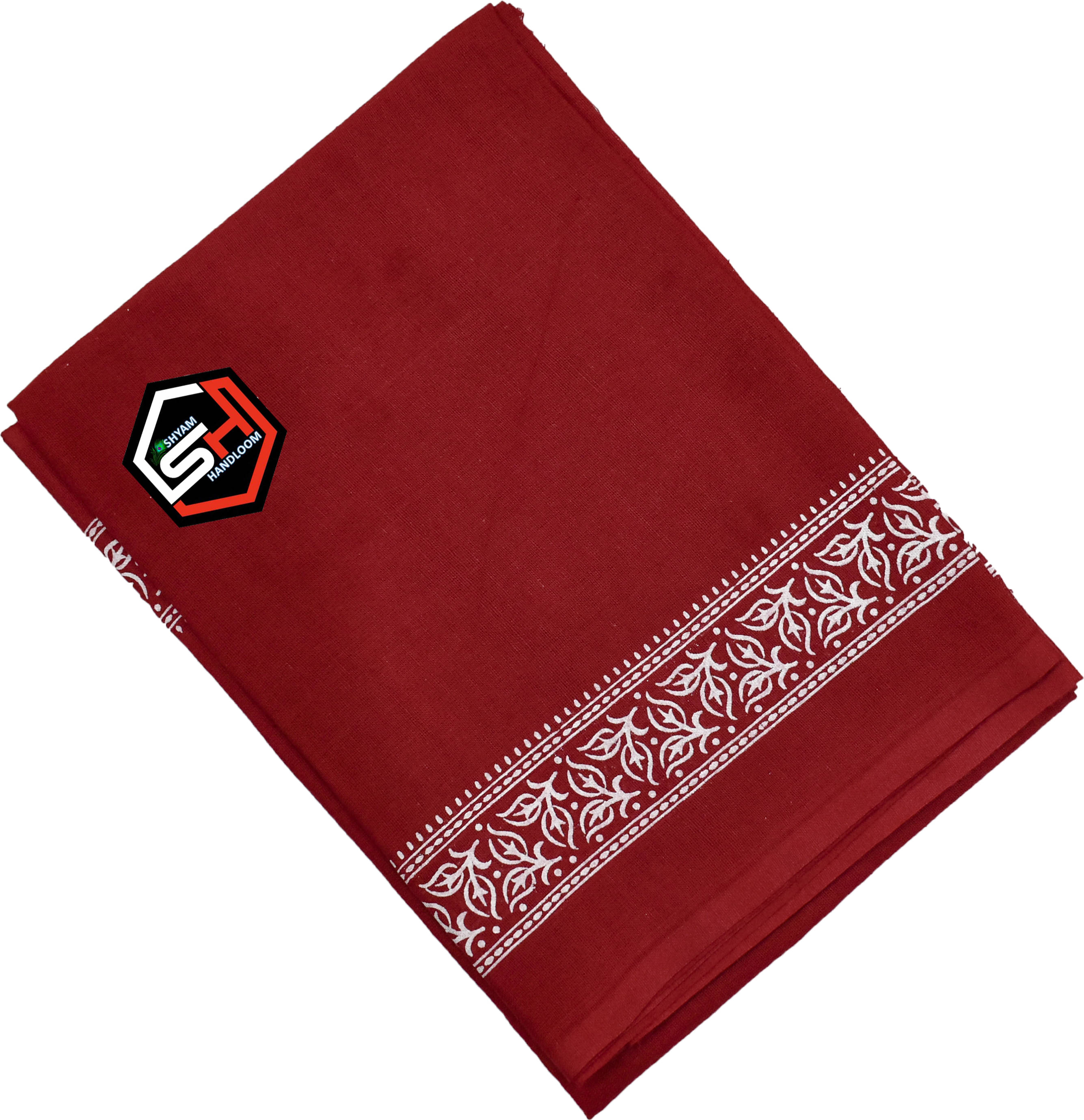     			Shyam Handloom Pack of 1 Cotton Below 300 -GSM Bath Towel ( Red )