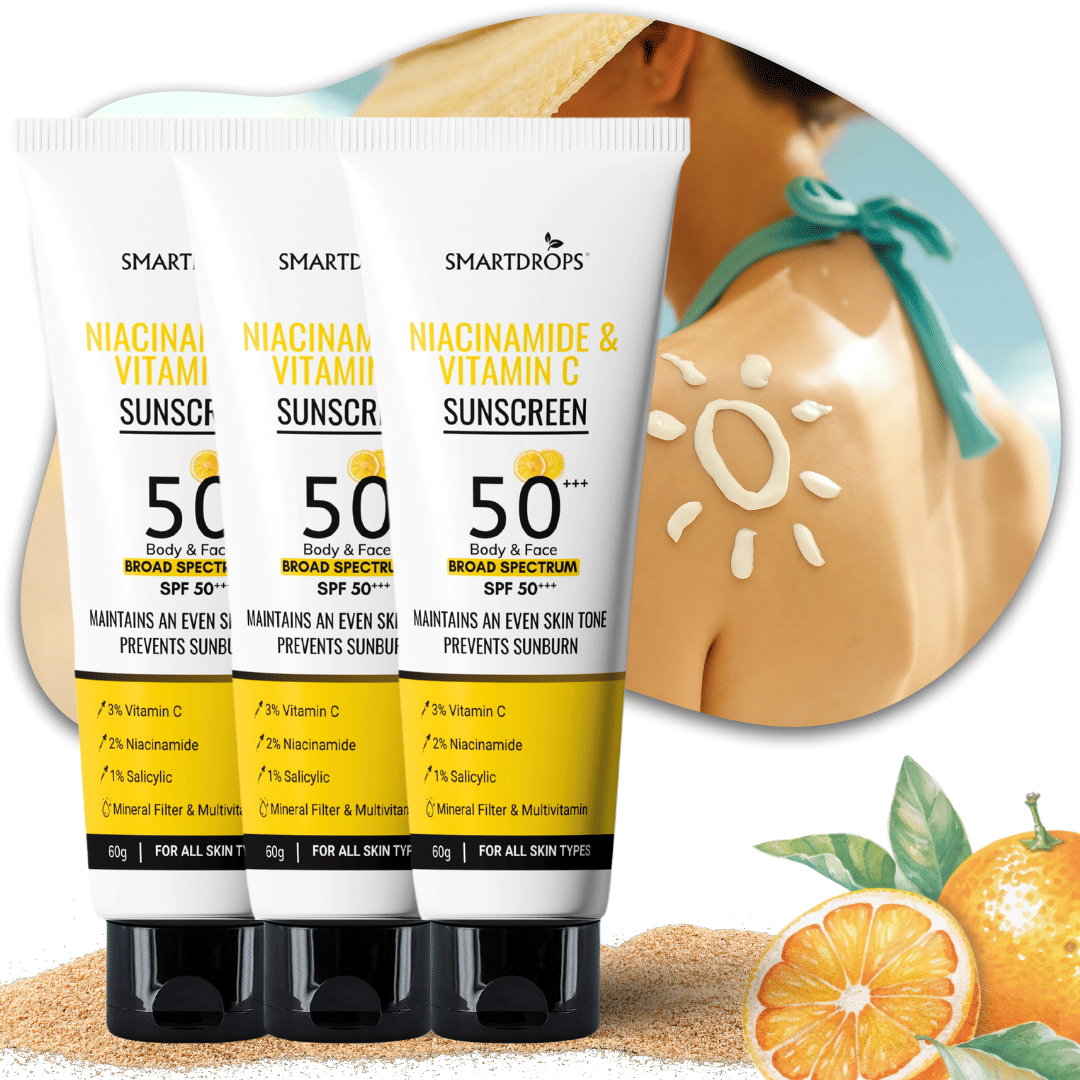     			Smartdrops SPF 50 Tan Removal Cream For Combination Skin ( Pack of 3 )