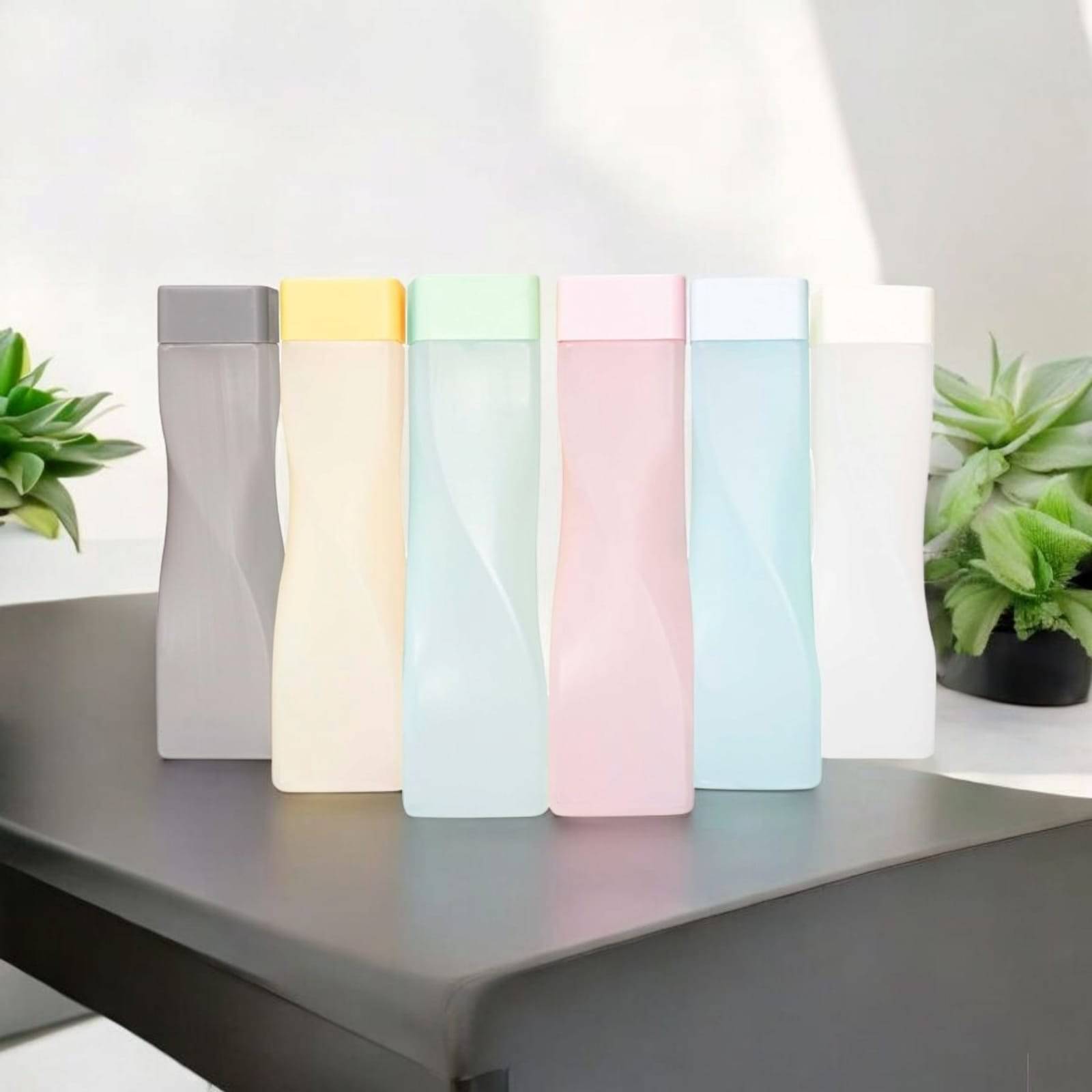 Stysol Frosty Water Bottel Multicolor Plastic Fridge Water Bottle 1005 mL ( 6 ) Stysol Frosty Water Bottel Multicolor Plastic Fridge Water Bottle 1005 mL ( 6 )