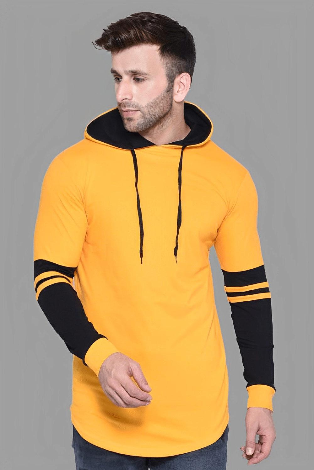 risemax Cotton Blend Regular Fit Colorblock Full Sleeves Men's Hooded T-Shirt - Multicolor10 ( Pack of 1 ) risemax Cotton Blend Regular Fit Colorblock Full Sleeves Men's Hooded T-Shirt - Multicolor10 ( Pack of 1 )